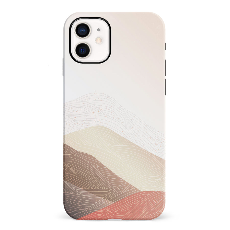 iPhone 12 Mini Sophisticated Desert Abstract Phone Case