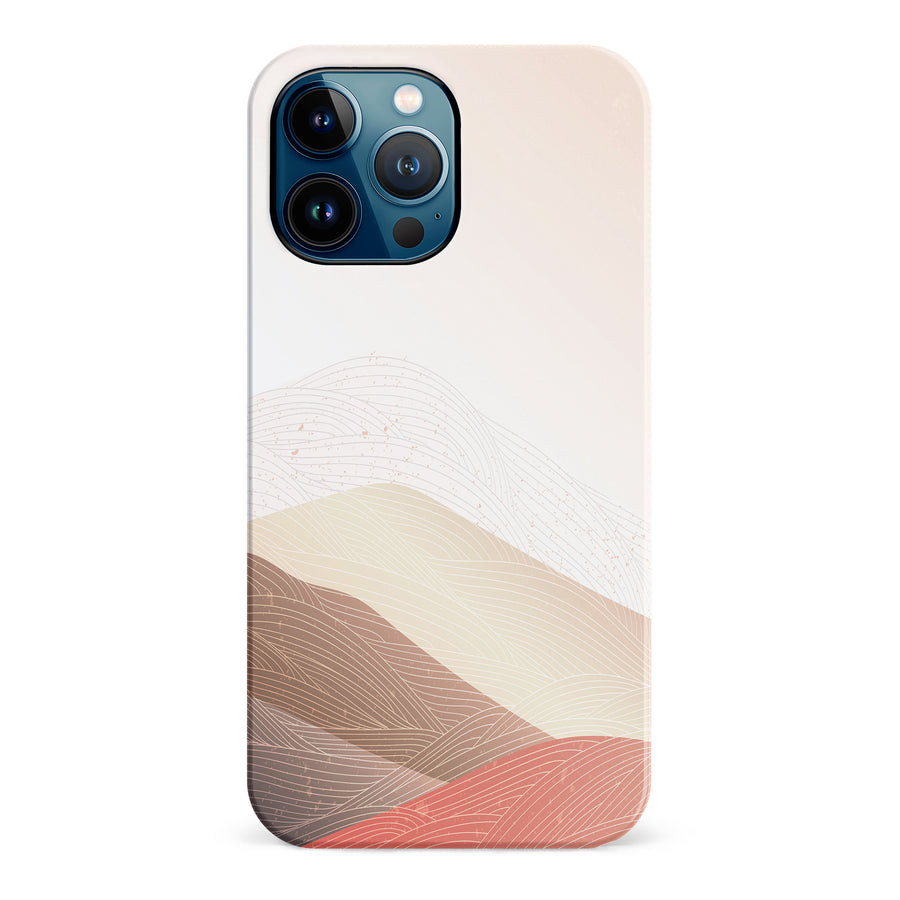 iPhone 12 Pro Max Sophisticated Desert Abstract Phone Case