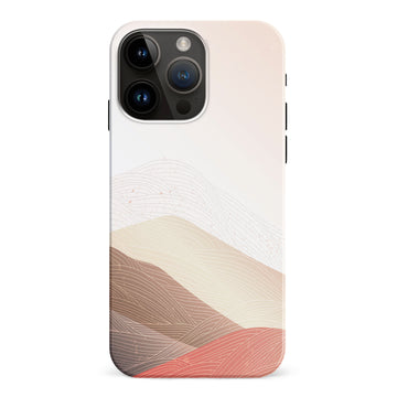 iPhone 15 Pro Max Sophisticated Desert Abstract Phone Case