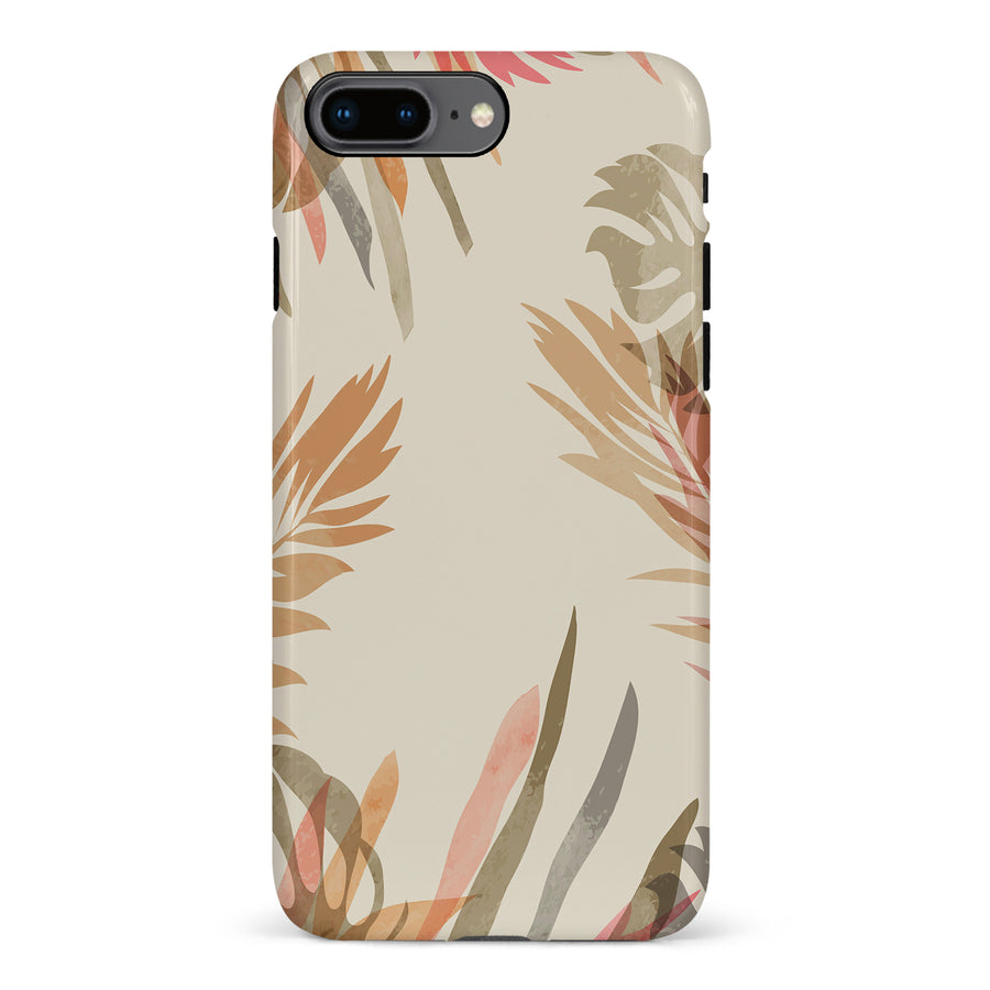 iPhone 8 Plus Abstract Floral Touch Phone Case