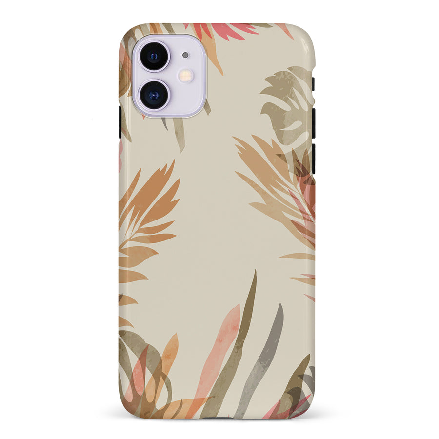 iPhone 11 Abstract Floral Touch Phone Case