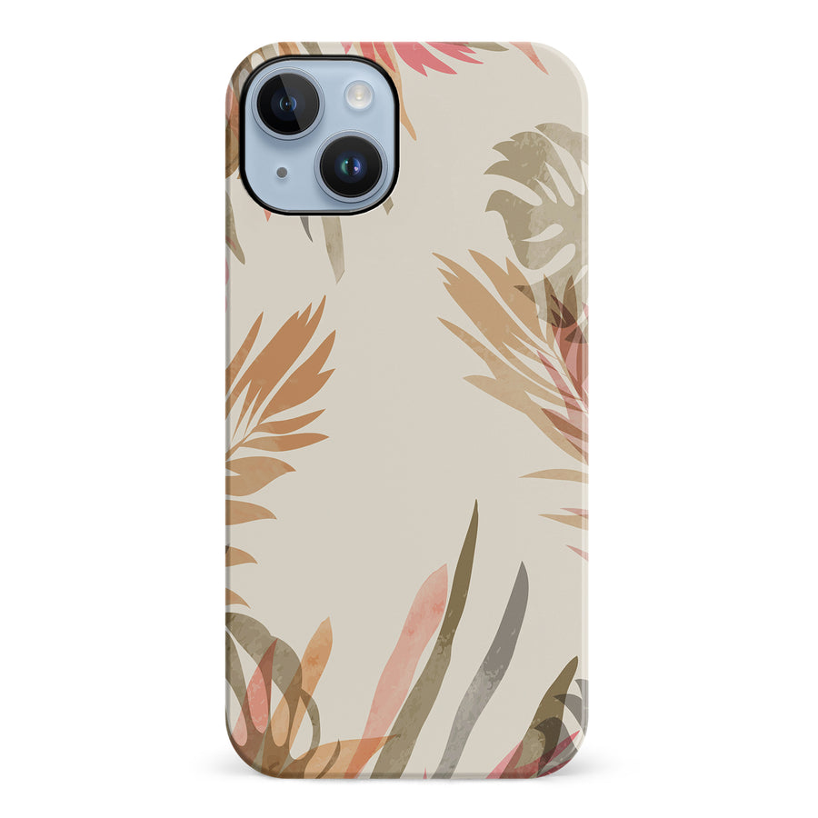 iPhone 14 Plus Abstract Floral Touch Phone Case