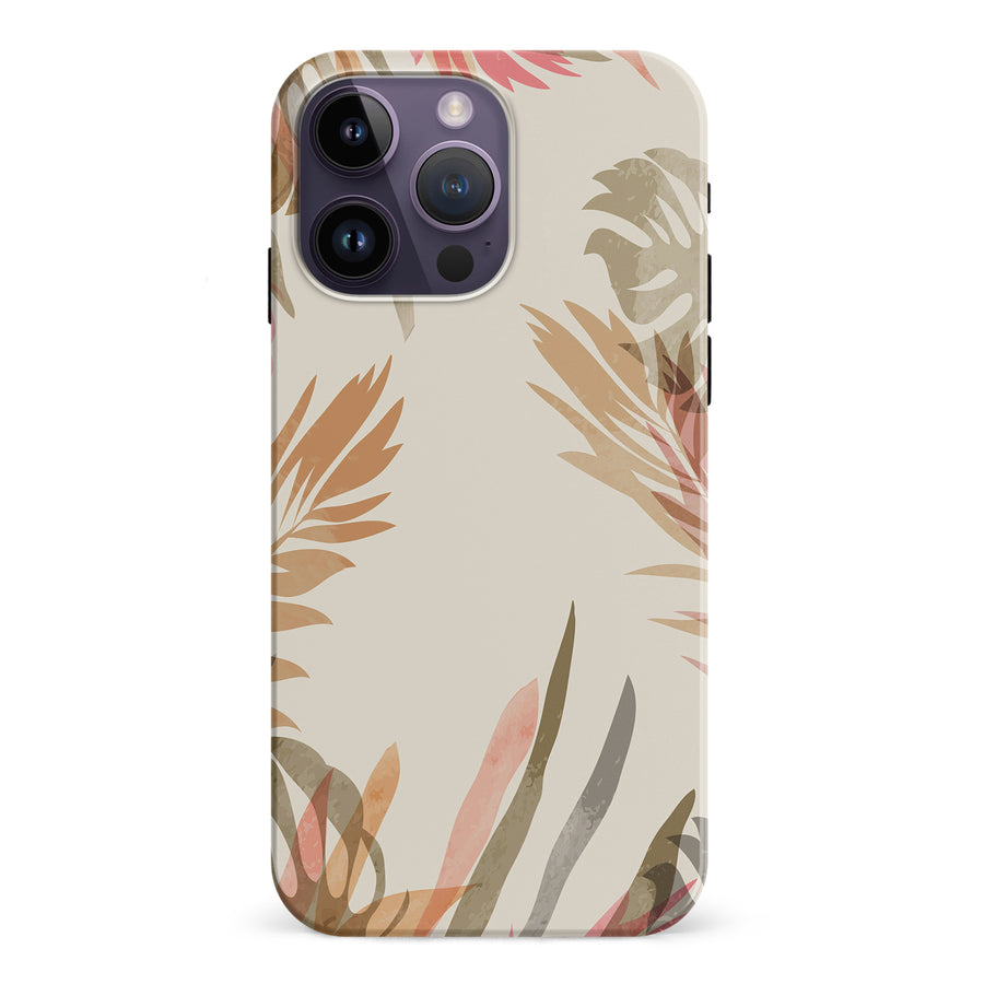 iPhone 15 Pro Abstract Floral Touch Phone Case