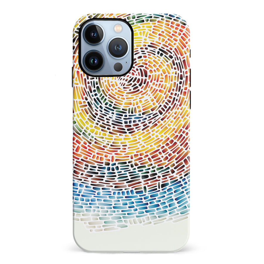 iPhone 12 Pro Whirlwind of Color Abstract Phone Case