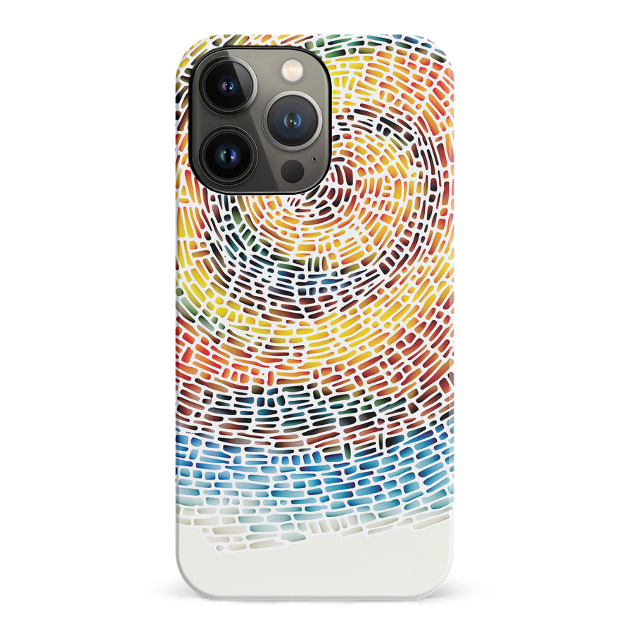 iPhone 14 Pro Whirlwind of Color Abstract Phone Case