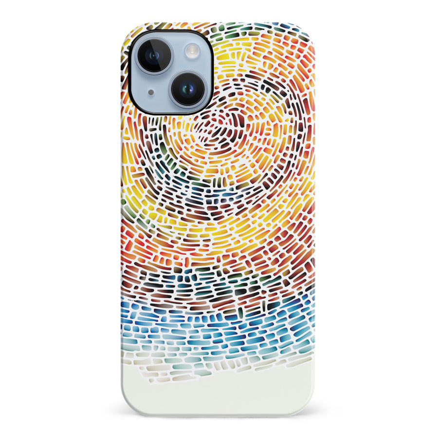 iPhone 14 Plus Whirlwind of Color Abstract Phone Case