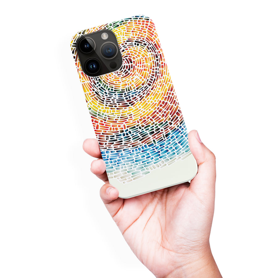 iPhone 15 Pro Max Whirlwind of Color Abstract Phone Case