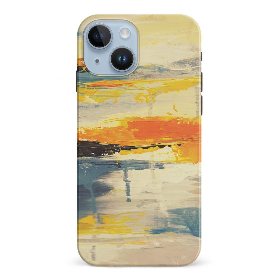 iPhone 15 Playful Palettes Abstract Phone Case