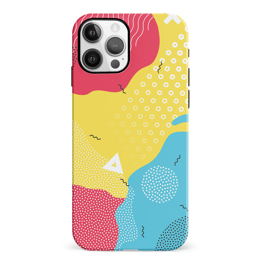 iPhone 12 Lively Colours Abstract Phone Case