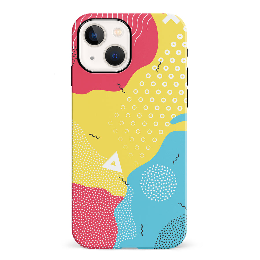 iPhone 13 Lively Colours Abstract Phone Case