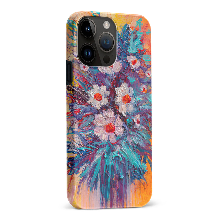 iPhone 15 Pro Max Botanicals Painted Flowers Phone Case