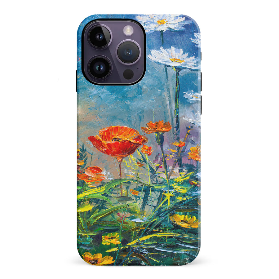 iPhone 14 Pro Max Painted Tulip Trail Phone Case