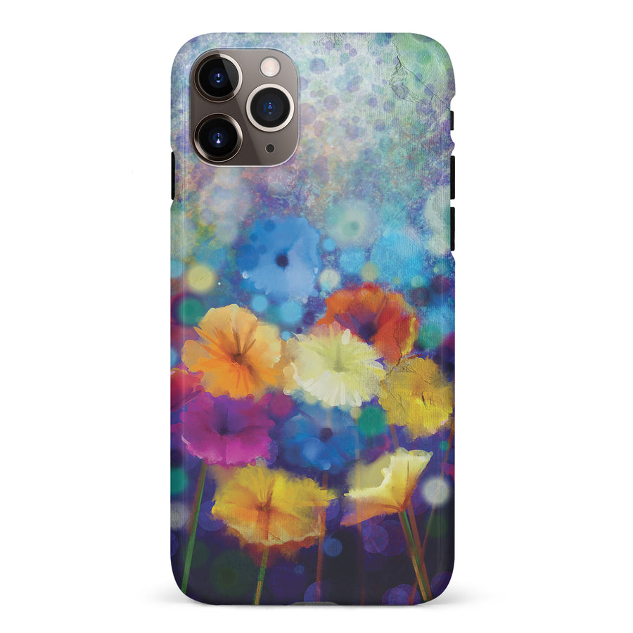 iPhone 11 Pro Max Blossoms Painted Flowers Phone Case