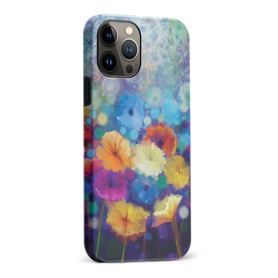 iPhone 13 Pro Max Blossoms Painted Flowers Phone Case