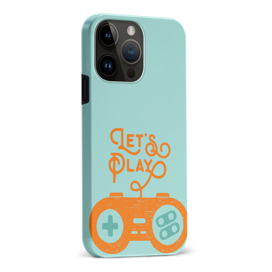 iPhone 15 Pro Max Let's Play Phone Case in Green