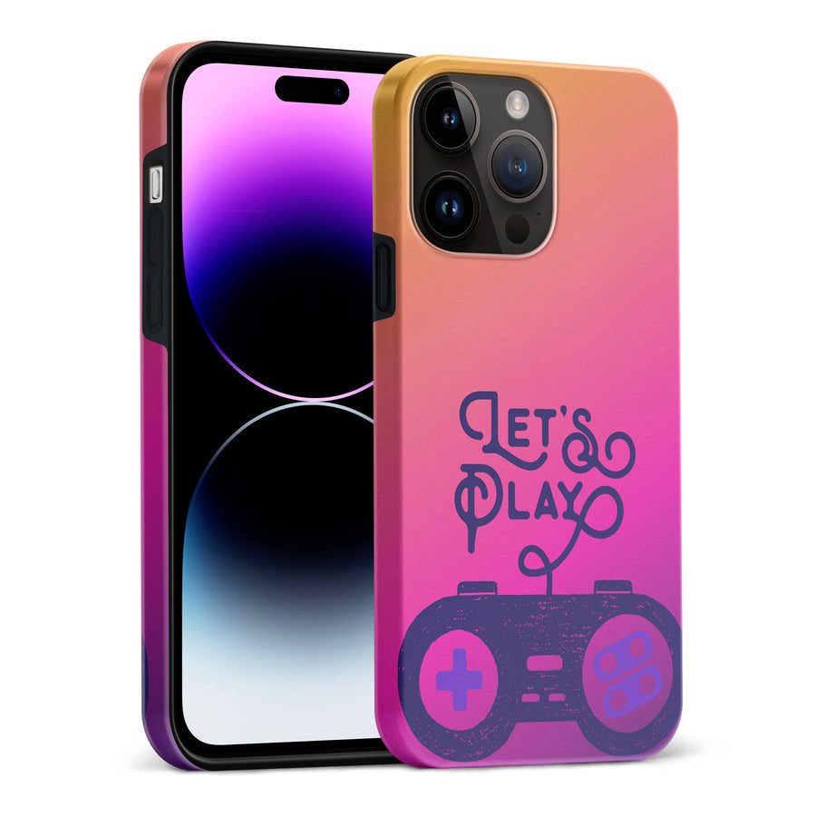 iPhone 15 Pro Max Let's Play Phone Case in Magenta
