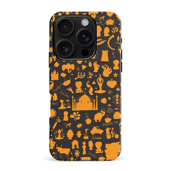 iPhone 16 Pro Max Taste of India Phone Case in Black