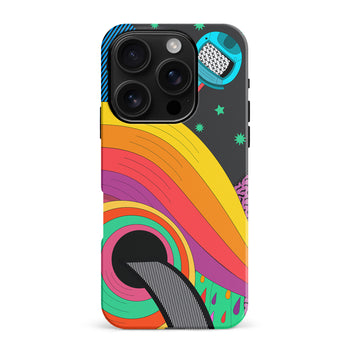 iPhone 16 Pro Max A Space Quest Psychedelic Phone Case