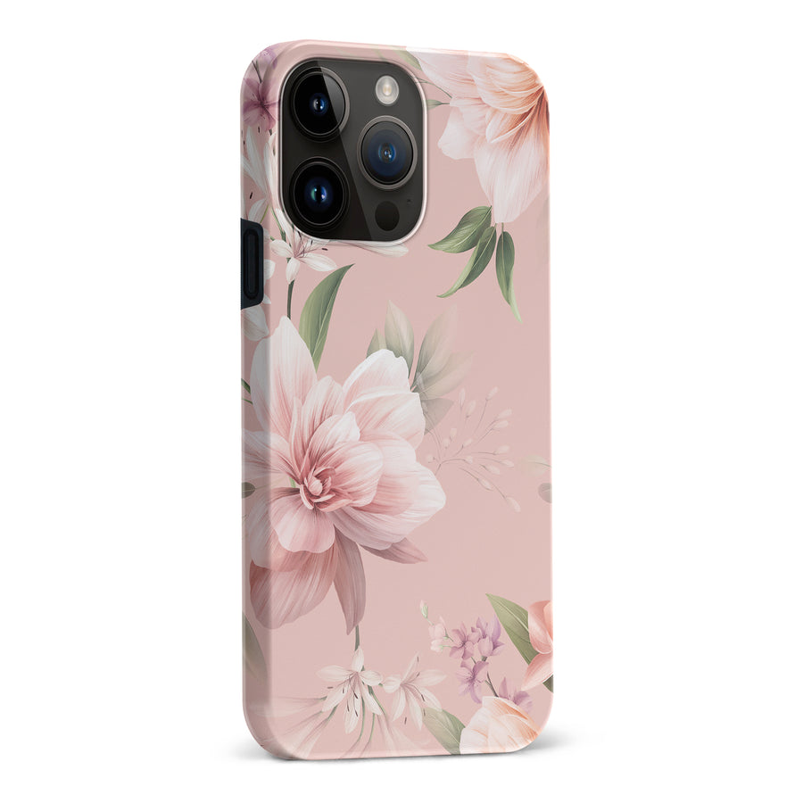 iPhone 15 Pro Max Peonies Floral Phone Case