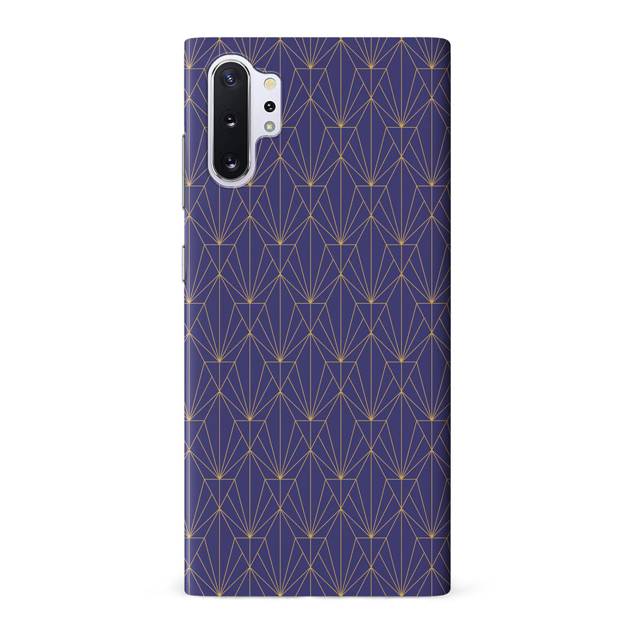 Samsung Galaxy Note 10 Pro Showcase Art Deco Phone Case in Purple