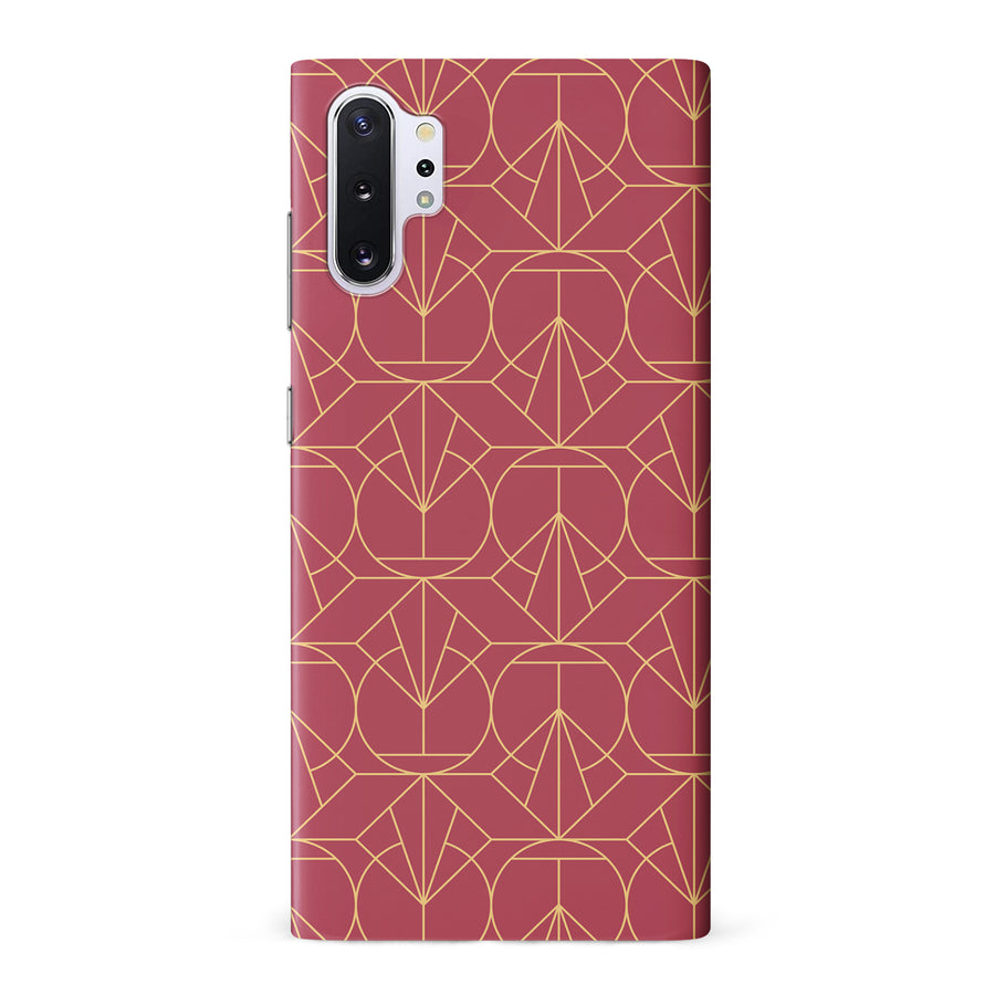 Samsung Galaxy Note 10 Pro Opulent Art Deco Phone Case in Red