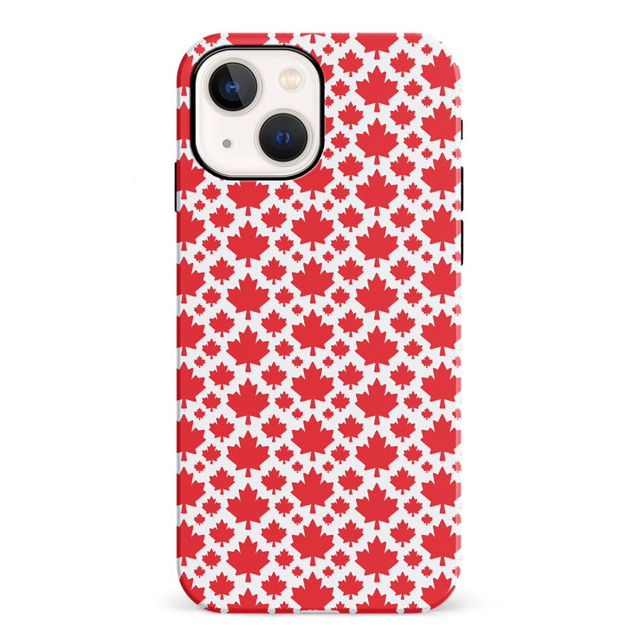 Maple Leaf Forever Canadiana Phone Case for iPhone 13 Mini
