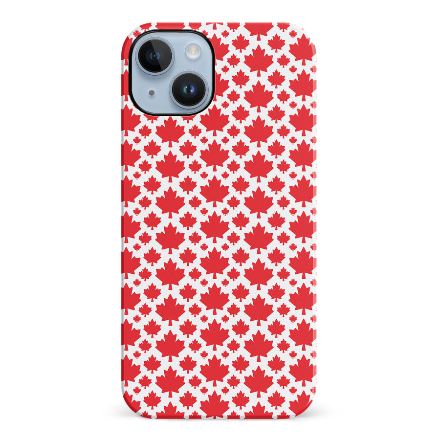 Maple Leaf Forever Canadiana Phone Case for iPhone 14 Plus