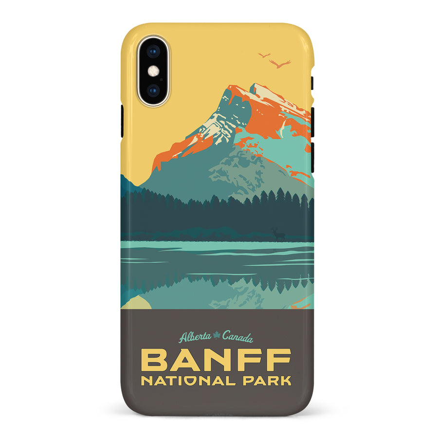 Banff National Park Canadiana Phone Case for iPhone XS Max