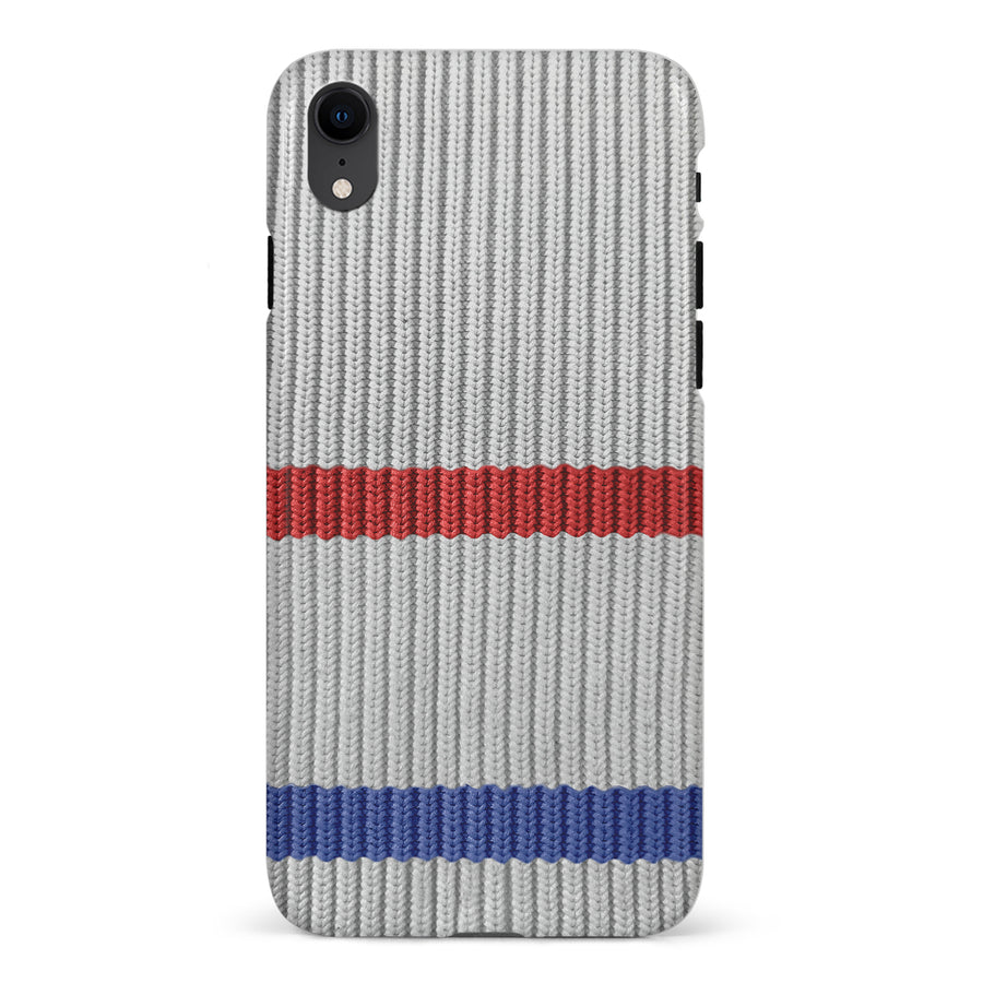 iPhone XR Hockey Sock Phone Case - Montreal Canadiens Away