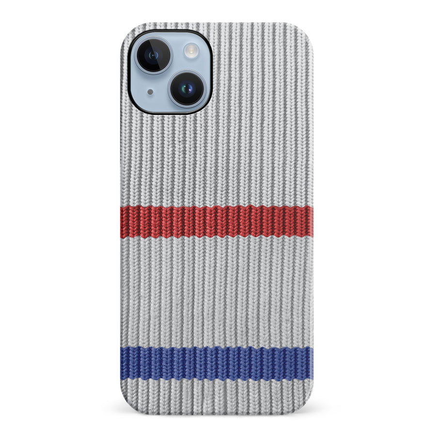 iPhone 14 Plus Hockey Sock Phone Case - Montreal Canadiens Away