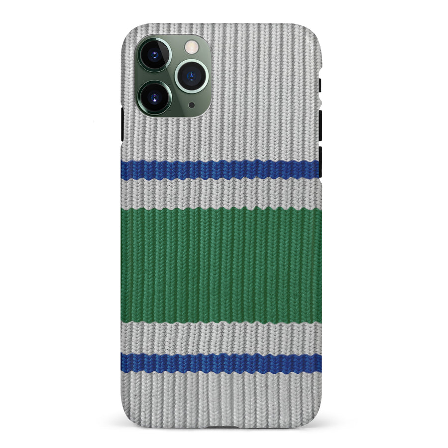 iPhone 11 Pro Hockey Sock Phone Case - Vancouver Canucks Away