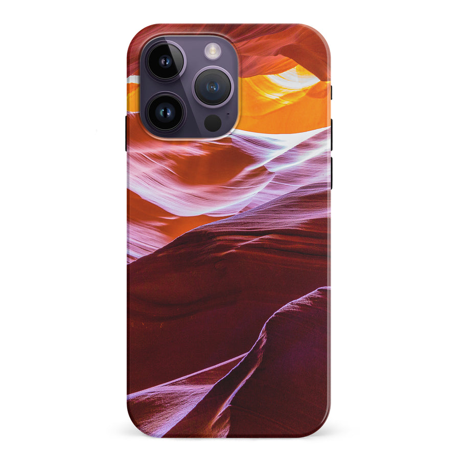 iPhone 15 Pro Red Mountains Nature Phone Case