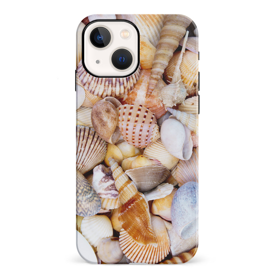 iPhone 13 Mini Shell and Conch Nature Phone Case