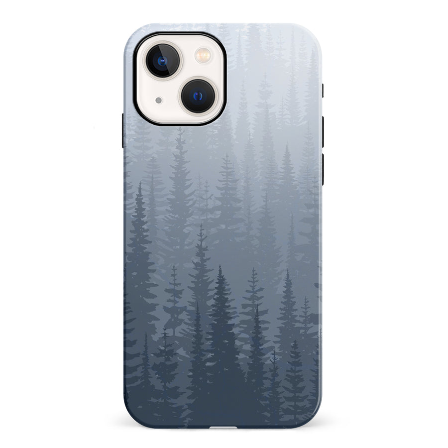 iPhone 13 Frosted Trees Nature Phone Case