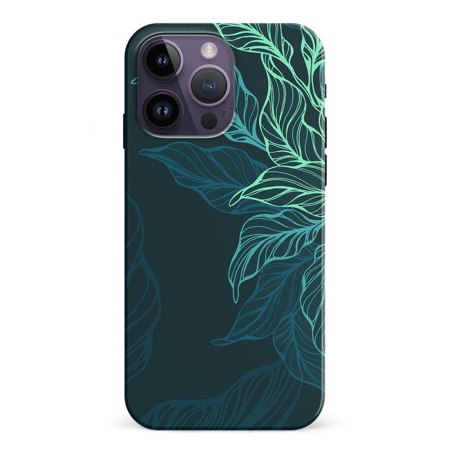 iPhone 15 Pro Tropical Phone Case in Green