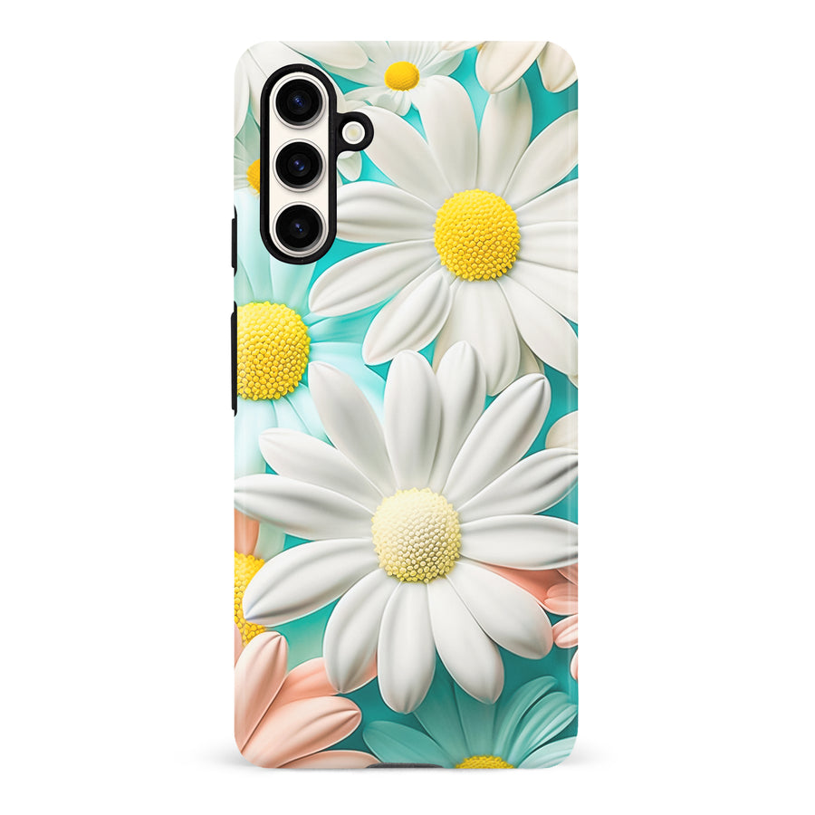 Samsung Galaxy S23 FE Floral Phone Case in White