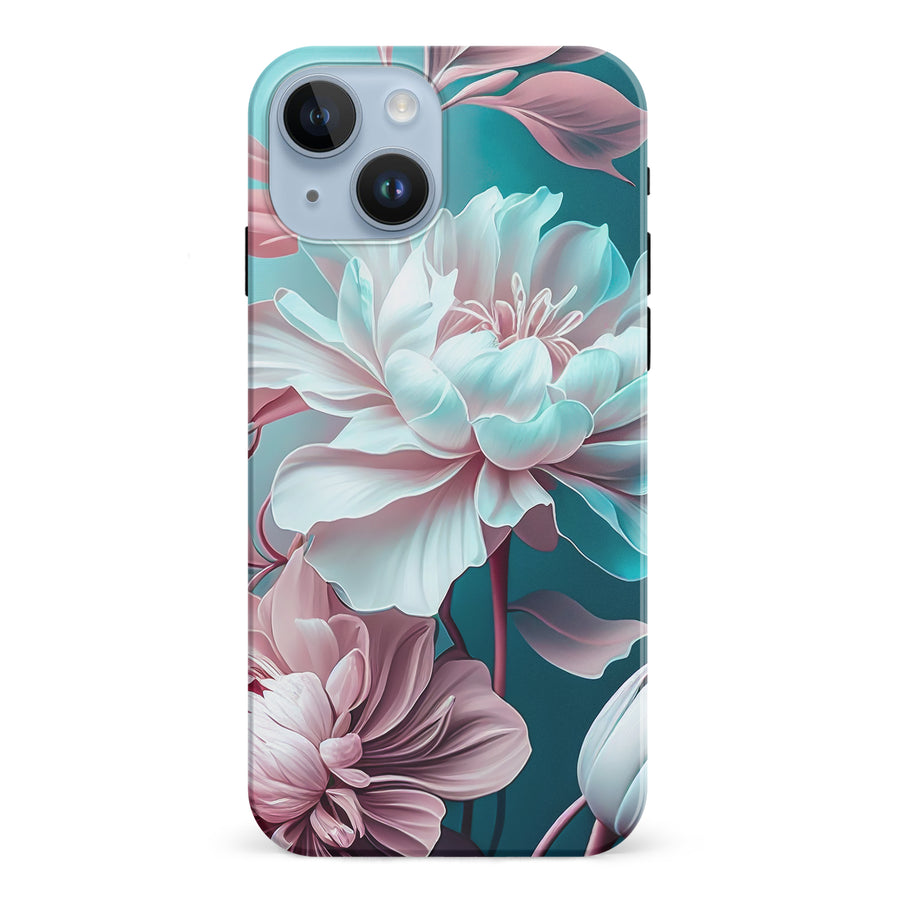 iPhone 15 Blossom Phone Case in Green