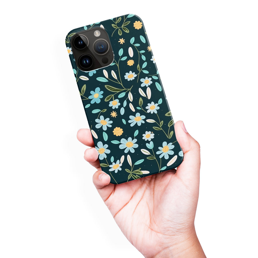 iPhone 15 Pro Max Daisy Phone Case in Green