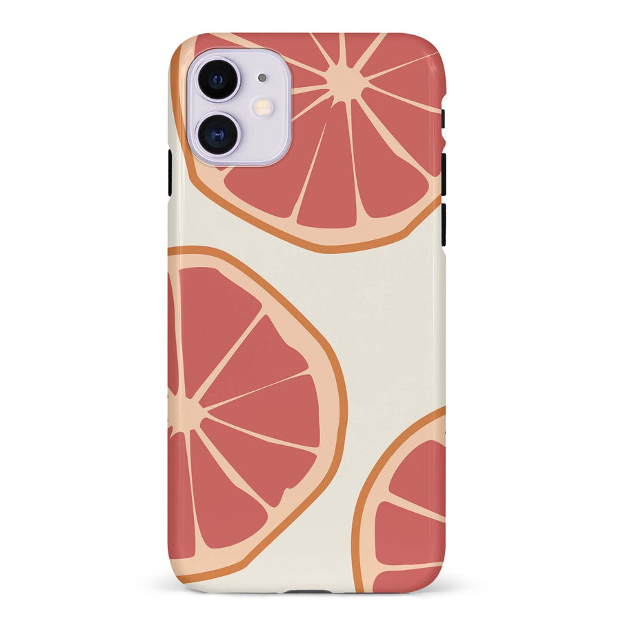 iPhone 11 Grapefruit Phone Case