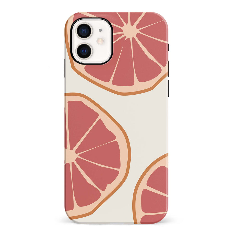 iPhone 12 Mini Grapefruit Phone Case