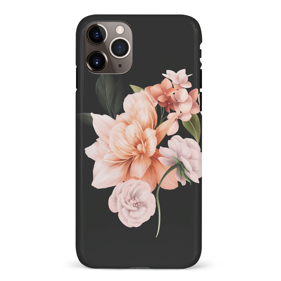 iPhone 11 Pro Max full bloom phone case in black