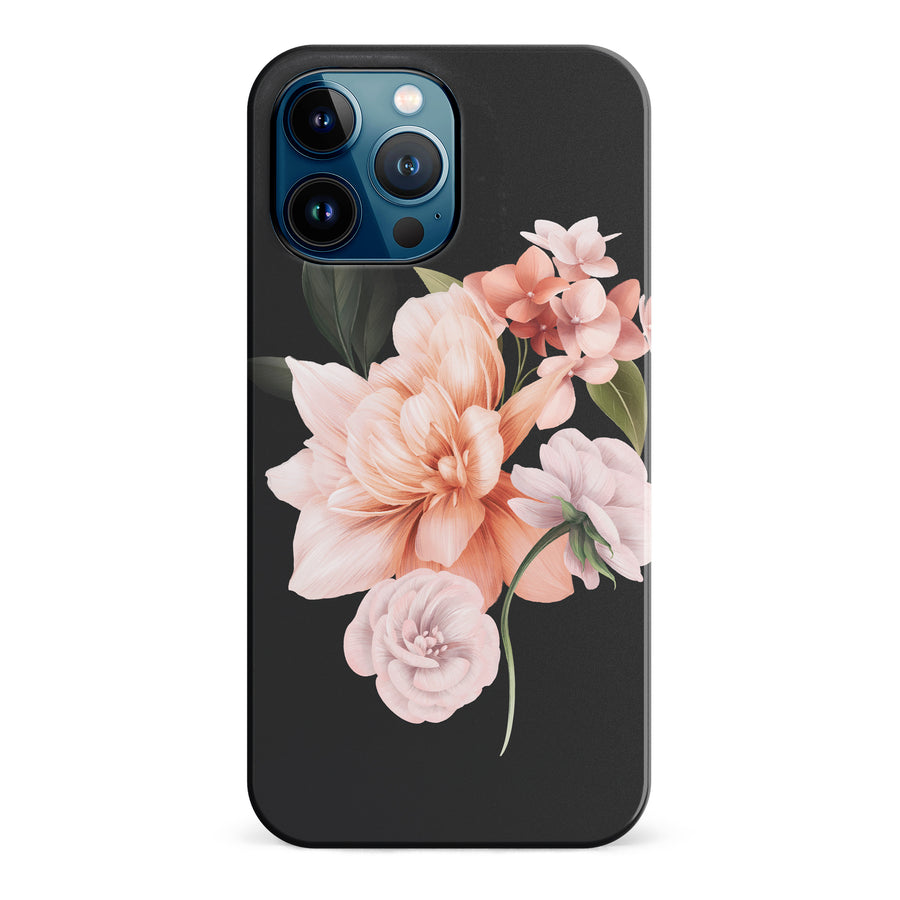 iPhone 12 Pro Max full bloom phone case in black