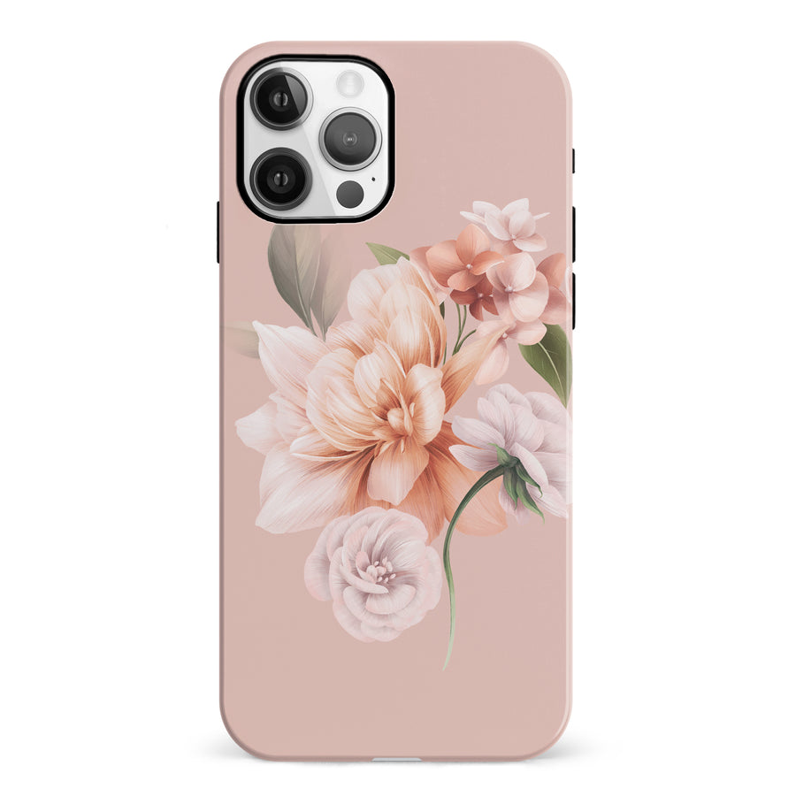 iPhone 12 full bloom phone case in pink