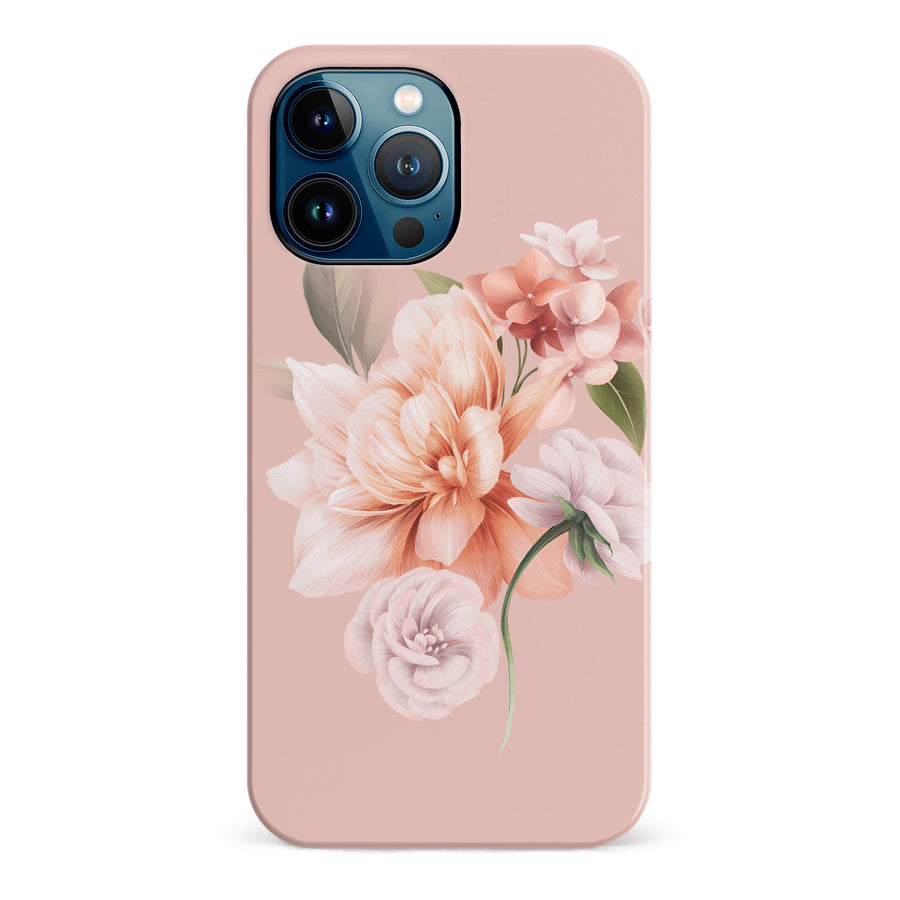 iPhone 12 Pro Max full bloom phone case in pink
