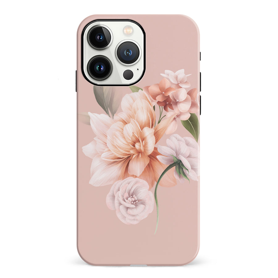 iPhone 13 Pro full bloom phone case in pink