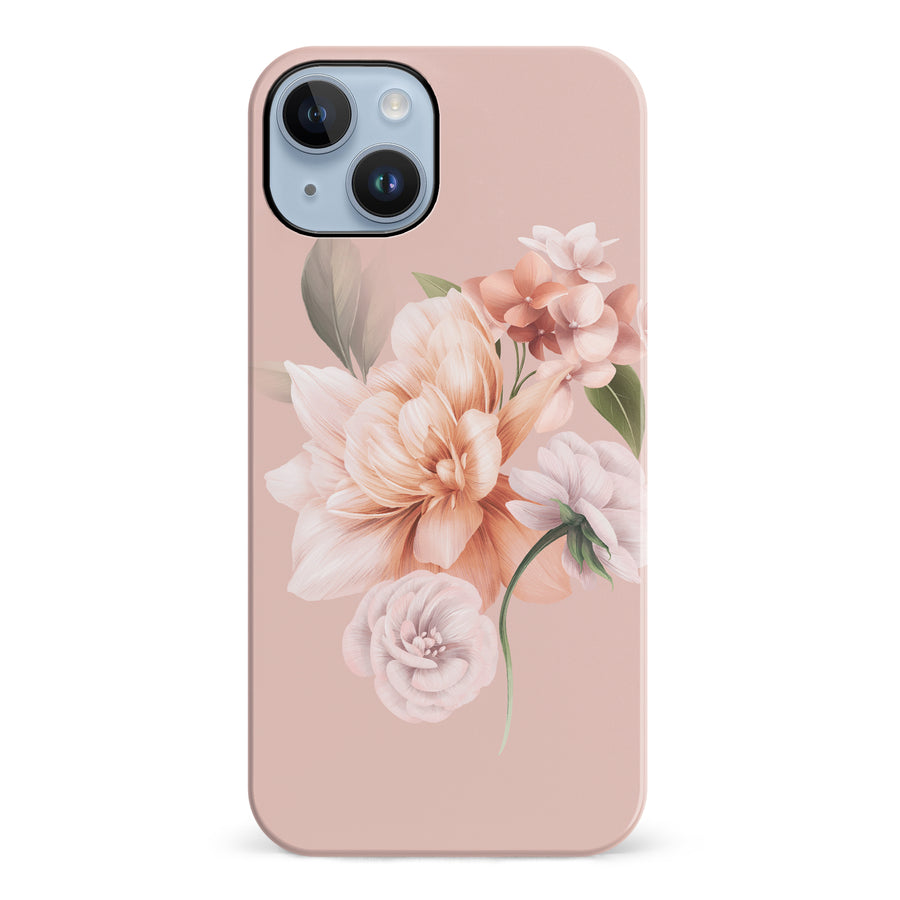 iPhone 14 Plus full bloom phone case in pink