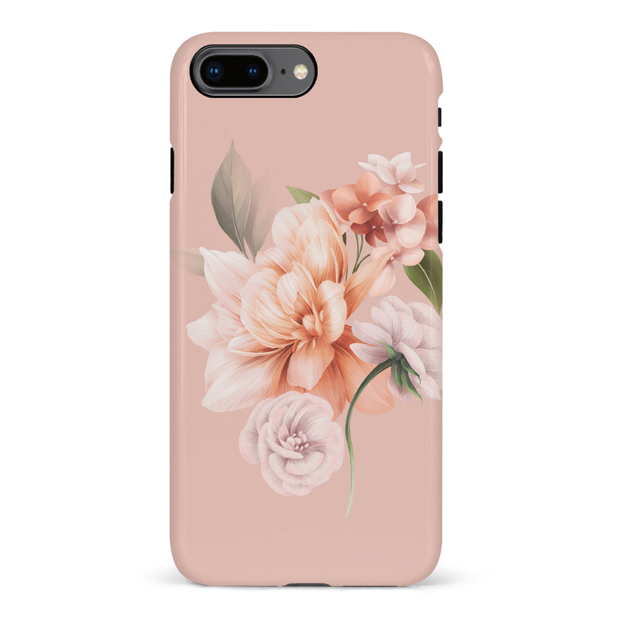 iPhone 7 Plus / 8 Plus full bloom phone case in pink