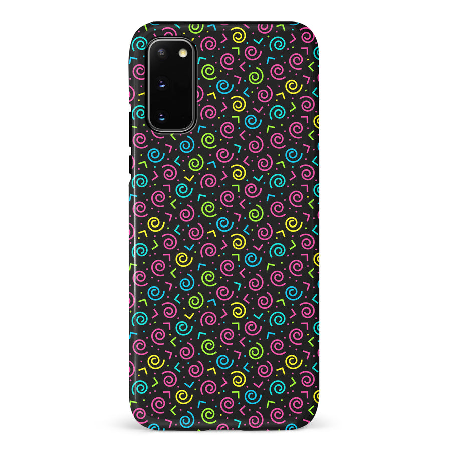Samsung Galaxy S20 90's Dance Party Phone Case in Black