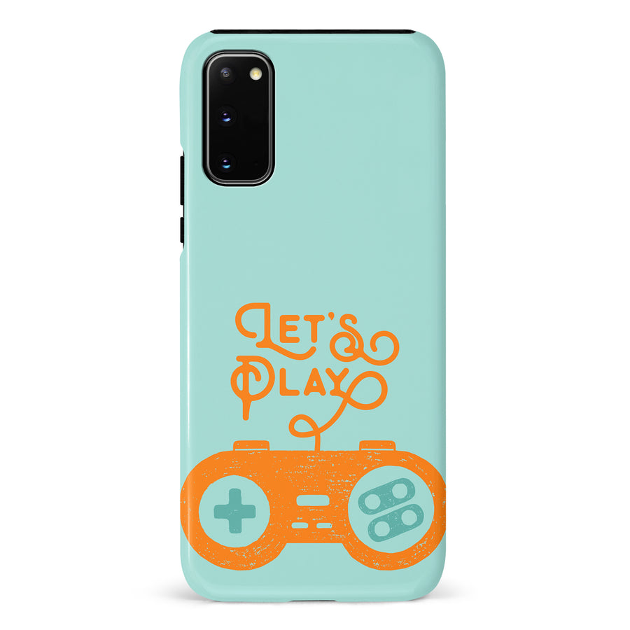 Samsung Galaxy S20 Let's Play Phone Case in Green
