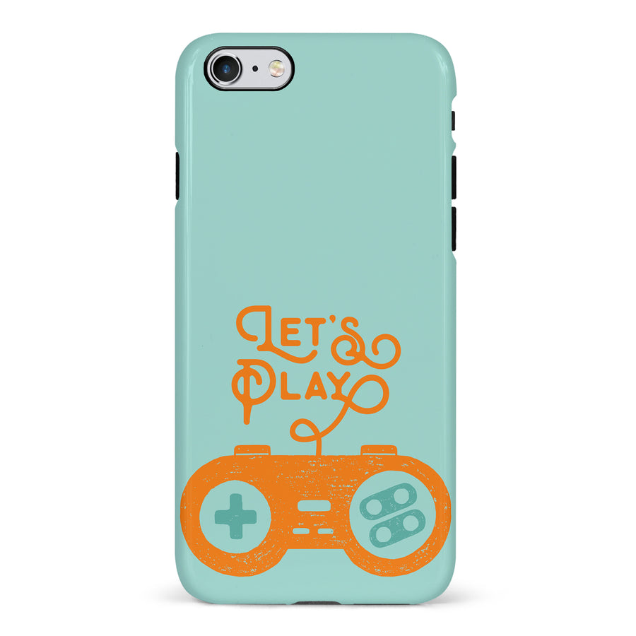 iPhone 6 Let's Play Phone Case in Green